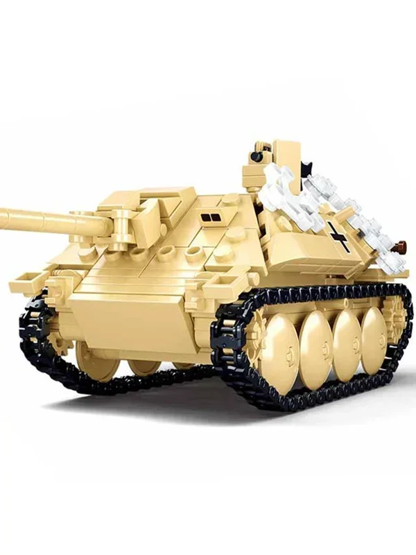 Ii Battle Van Boedapest Tank Destroyer Jagdpanzer 38D Army Wapen Bouwstenen Kit Bricks Classic Model Speelgoed gift