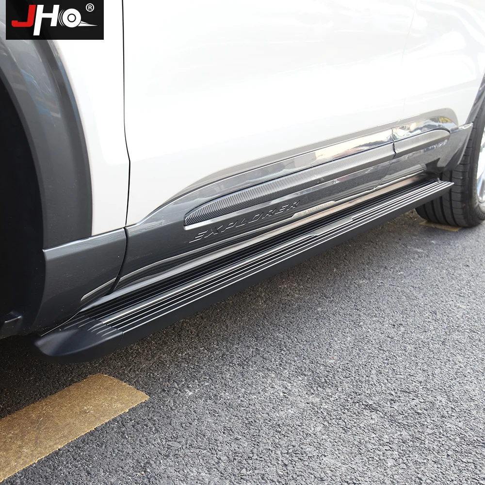 JHO Pedal Running Board Side Step Bar Nerf For Ford Explorer 2013-2021 2020 2019 2018 2017 2016 2022 15 Limited Car Accessories