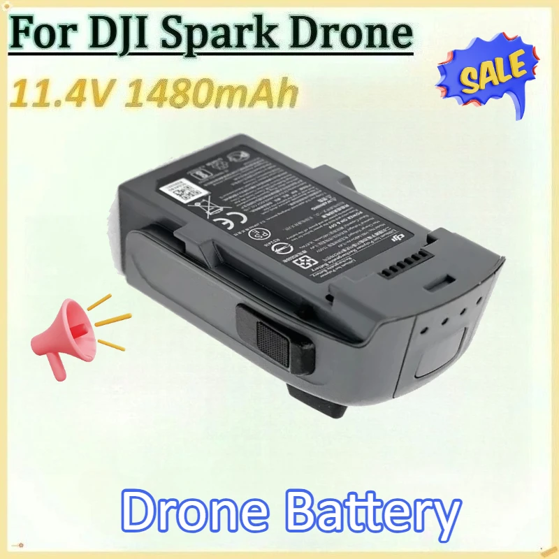 

New Battery 11.4V 1480mAh for DJI Spark Drone Intelligent Flight Drone Battery Spare Parts Use Rechargeable Accessories Battery
