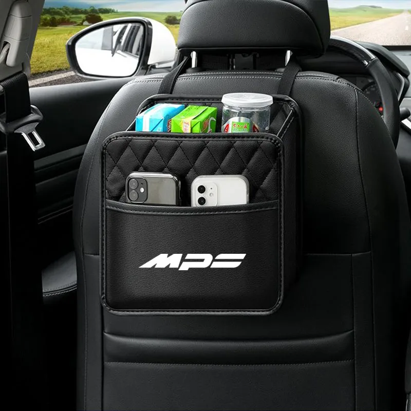 Auto Seat Back Multi-Pocket Hanging Organizer Collector Storage for Mazda MP Car Accessories Protectors for Trip Kids Travel