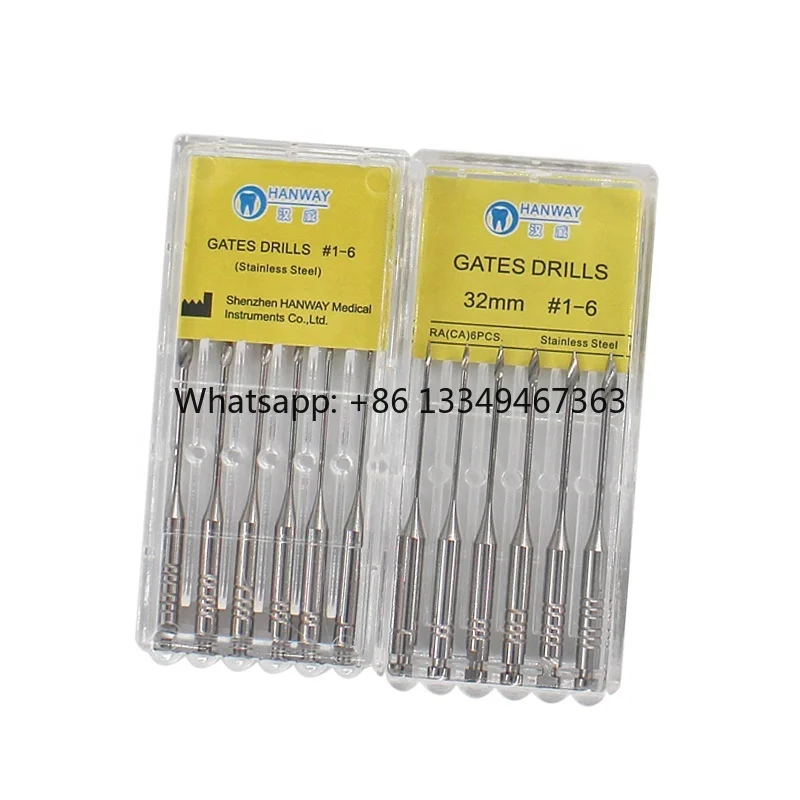 

Fast Shipping Wholesale Product Dental Endo Files Stainless Steel Reamers Gate Drills for Root Canal Treatment Manufacturer