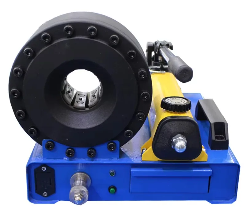 Affordable manual portable hose crimping machine for 1/4-1 inch 2SN flexible hose with crimping fittings