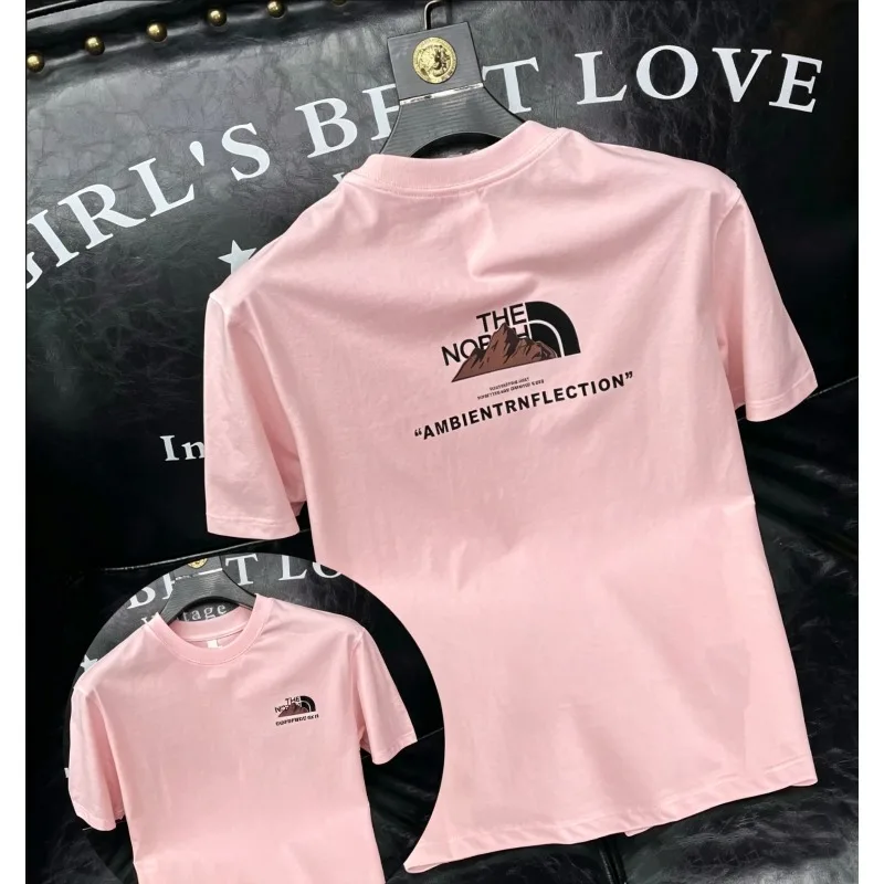 New pure cotton men's high-end printed short-sleeve T-shirt new summer round neck men's T-shirt