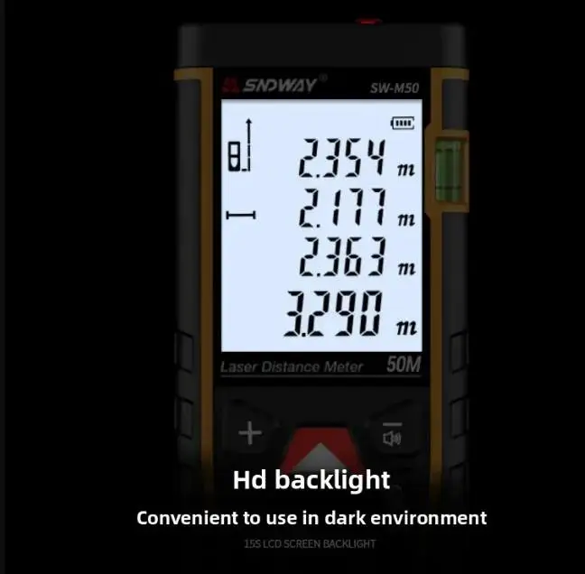 High Accuracy SNDWAY SW-Q80 SW-Q120 Laser Rangefinder Trena Distance Meter Build Measure Test Ruler Device