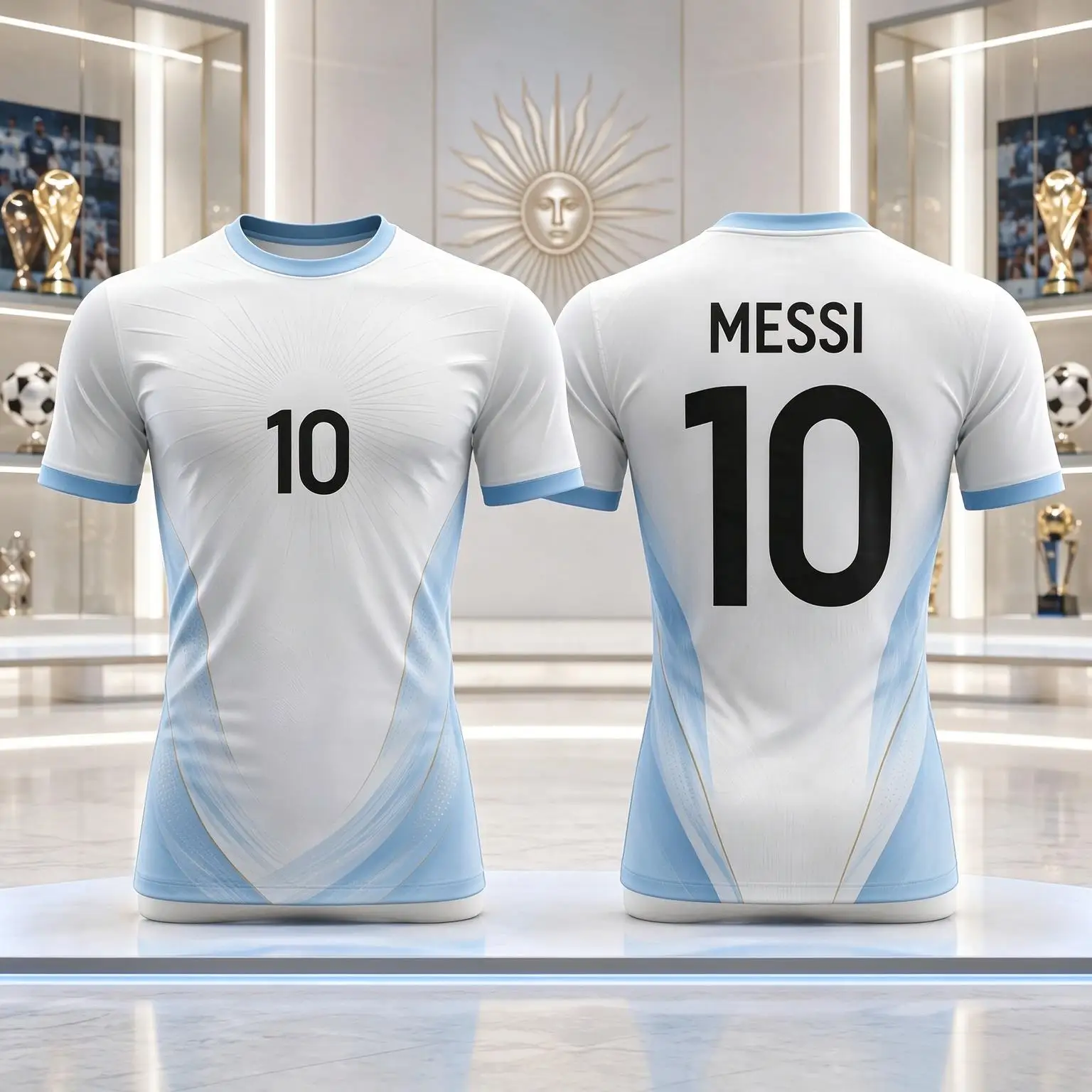 2027 Messi Soccer Fan Jersey Special Souvenir Edition Breathable Quick Dry Daily Outdoor Football Shirt Kids Adults Sports Tee