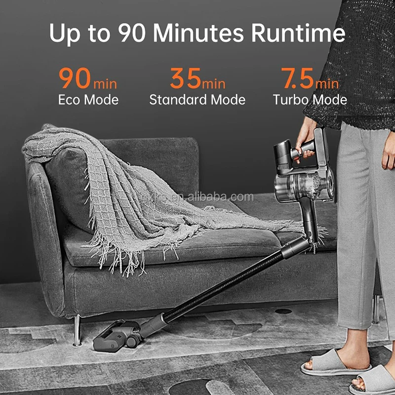 Dreame T30 التكيف التلقائي تستقيم عصا باليد مكنسة كهربائية الطابق الشافطة مكافحة تشابك فرشاة المكانس الكهربائية المحمولة