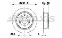 Store code: AE0131 for rear brake disc mirror flat QASHQAI 07-12 JUKE 10- (292 × 5)