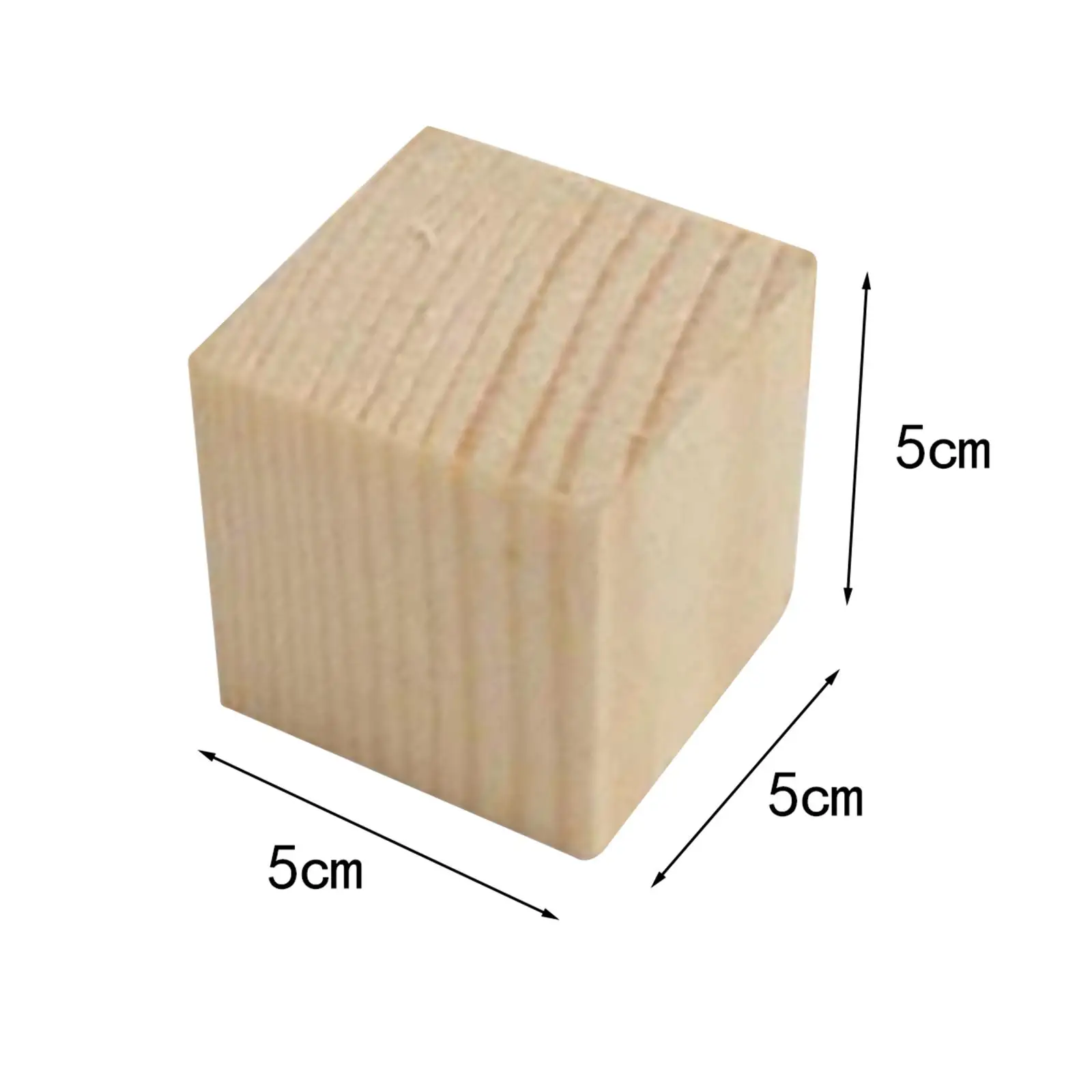 Unvollendete Holzklötze, pädagogische Lehrmittel, Aktivitäten, quadratische Blöcke für DIY-Projekte, Puzzles, Zahlenherstellung, Spielwürfel
