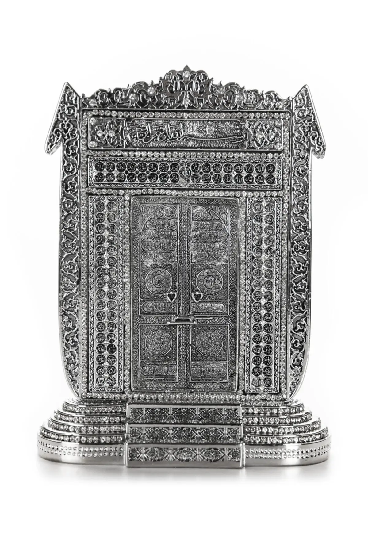 DOLBOVI Elif Kabe gate crystal stone decorated religious gift trinket silver color