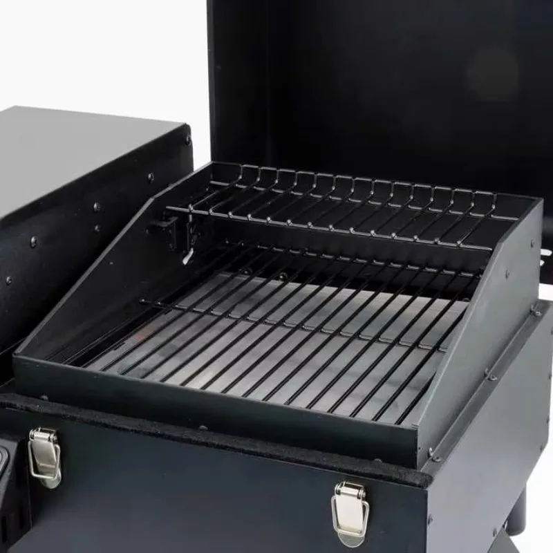 قفزة الطاقة ODM OEM المحمولة منضدية الخشب بيليه شواء شواء المدخن مع ترقية وحدة تحكم PID للتخييم في الهواء الطلق ، المطبخ كوكي