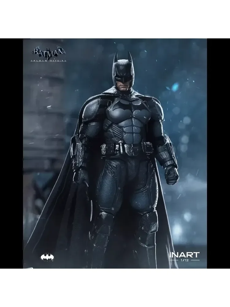 【Auf Lager】 INART Batman Arkham Origins 1/12 Actionfigur Sammlerstück Hobby Geschenk