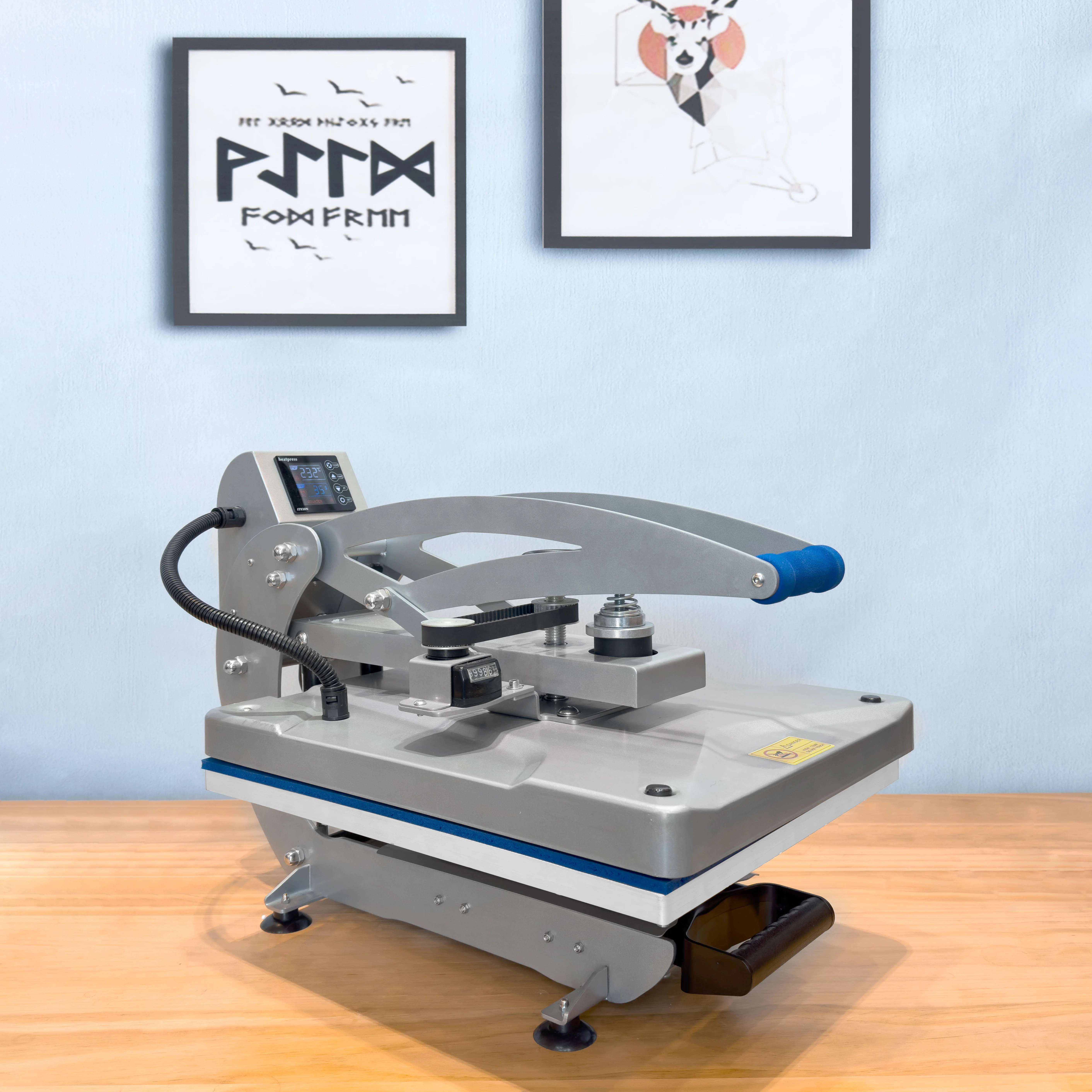 

Heat Transfer Machine 40x50CM HP3804D-F Automatic Open Heat Press Printing Machine for Tshirts Clothes