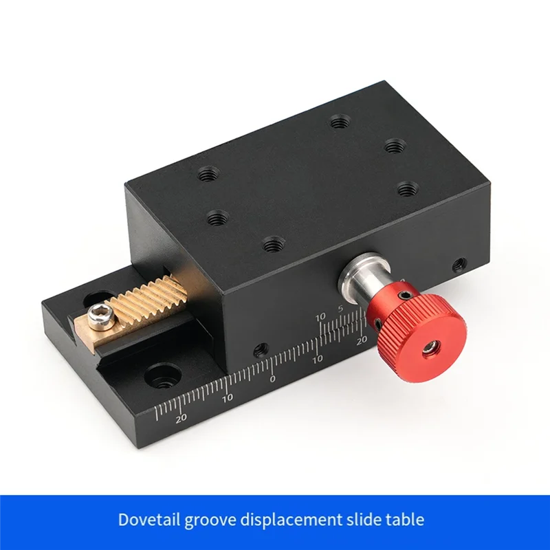 

ABSE-X Axis Dovetail Groove Fine Tuning Platform Guided Manual Shift Platform Gear Drive Knob Adjustment Slide