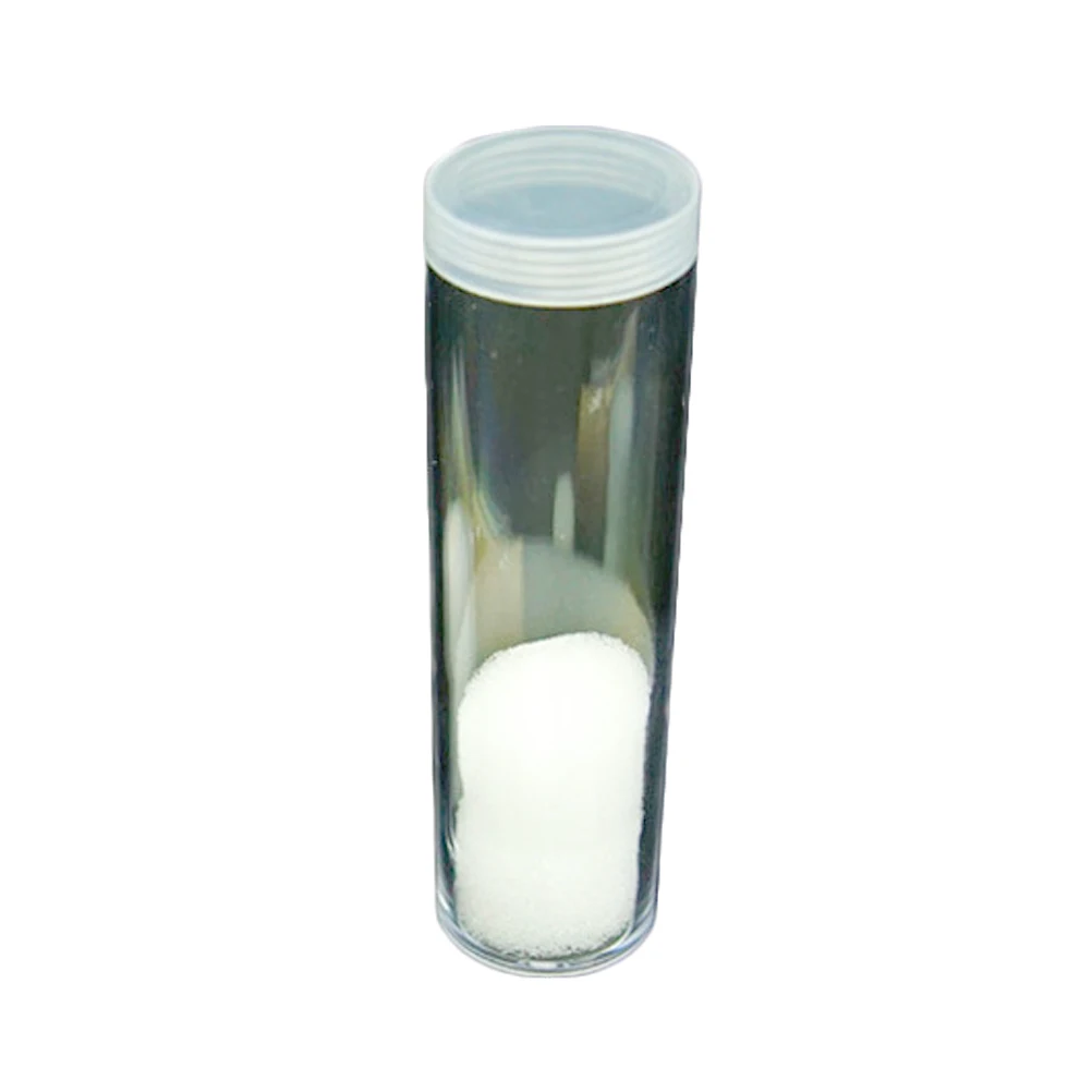 10 Pcs Coin Storage Cases High Transparent Round Holders Tubes Sealed Lids Suitable Candy Samples Liquids Key Safes