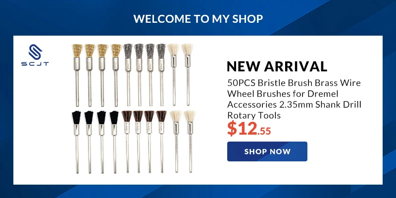 144pcs 22mm Abrasive Brushes 2.35mm Shank Jewelry Polishing Wheel for Dremel Power Tool Accessories