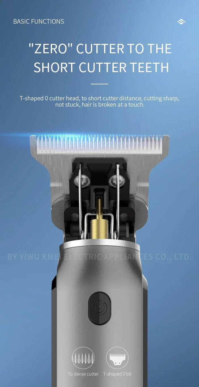 Kemei Haarschneidemaschine Km-2299 Km-1757 Km-TX10 Haarschneidemaschine Lokale Kühlung Professionelle Haarschneidemaschine 0 mm Haarschneidemaschine Set – Detail 12