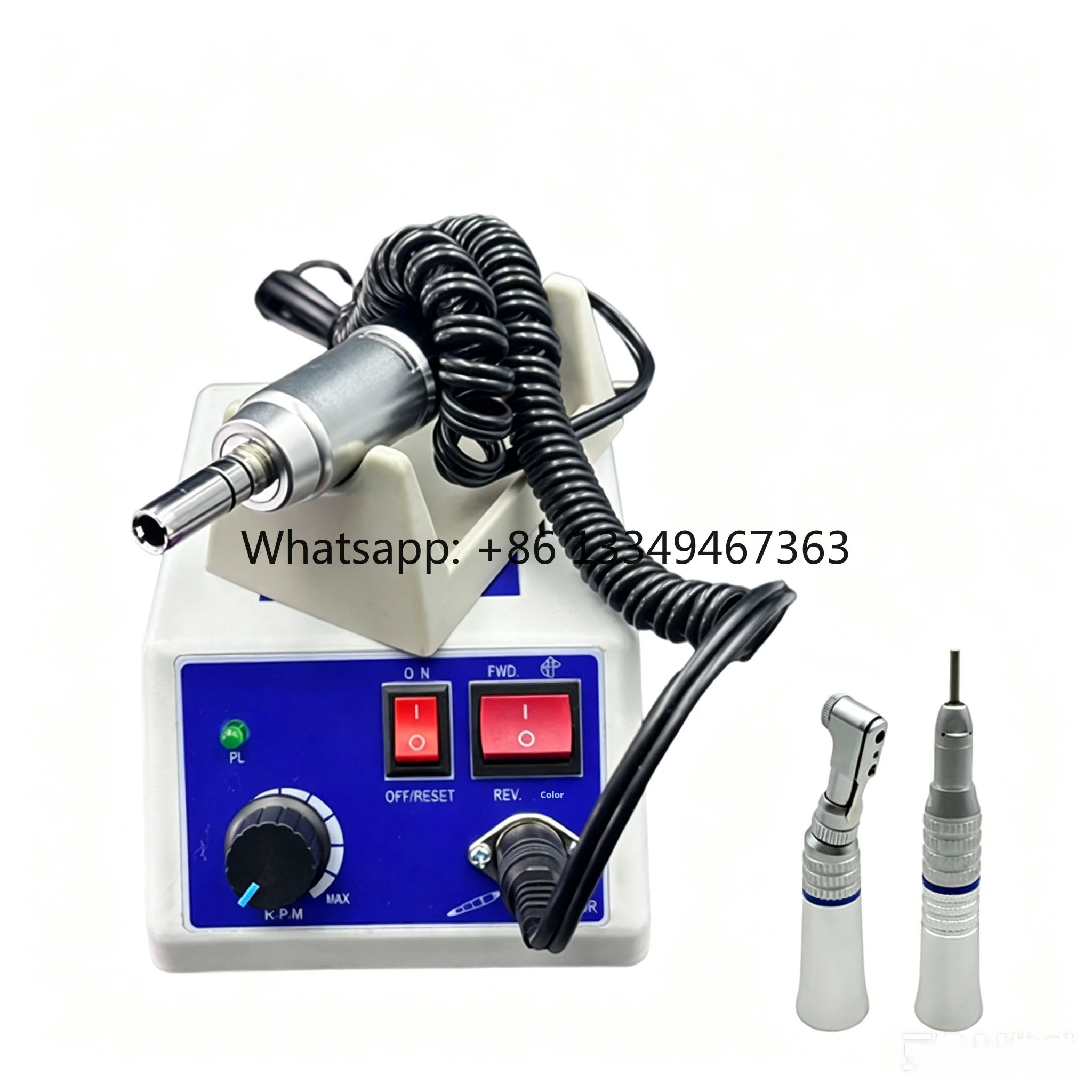 Dental Micro Motor Polishing  Adjustable Speed Foot Control Straight Contra Angle Handpiece Dental Lab Grinding
