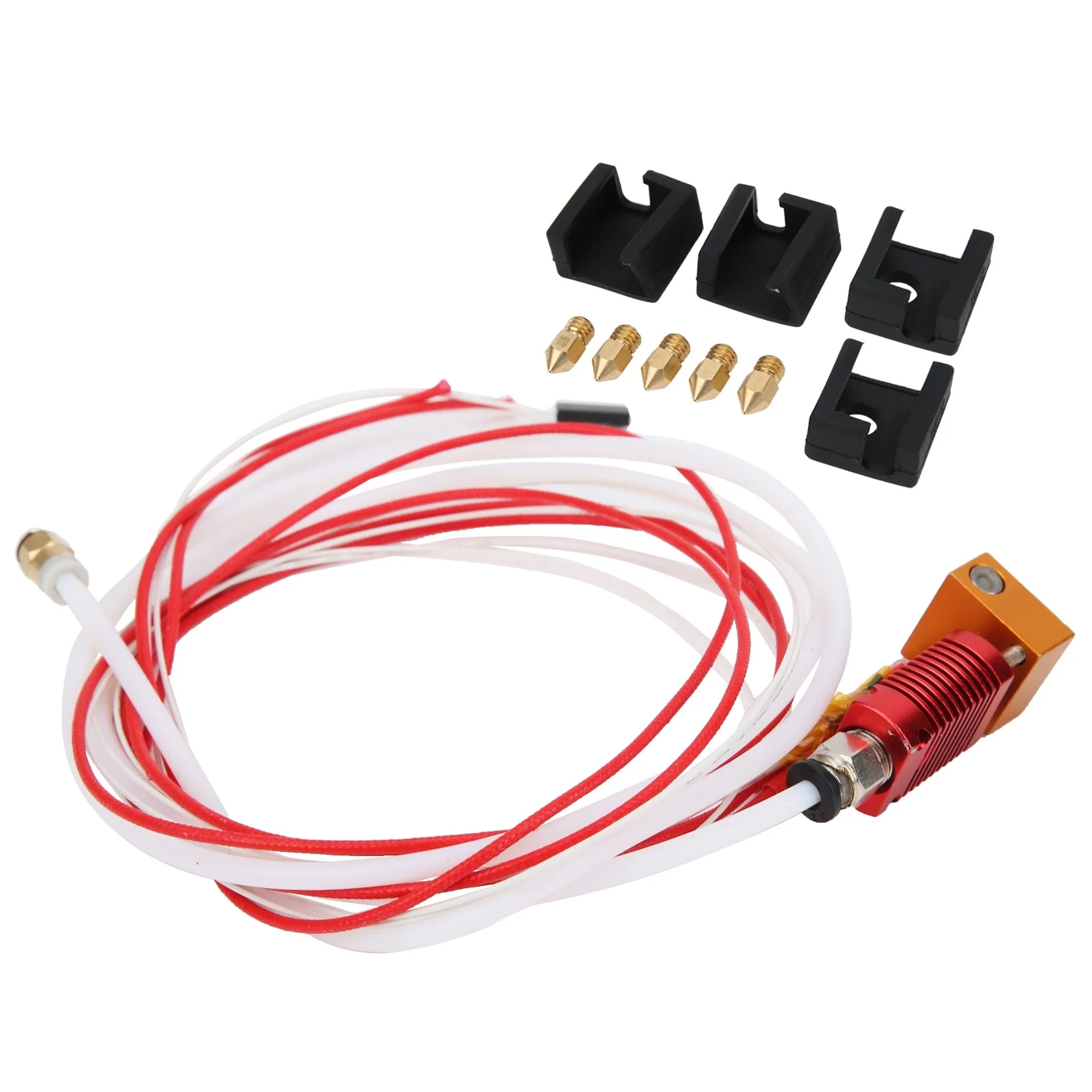 Extruder Hotend Kit for CR10 Red Extruder Head 3D Printer DIY Accessories Nozzle 40W 12V