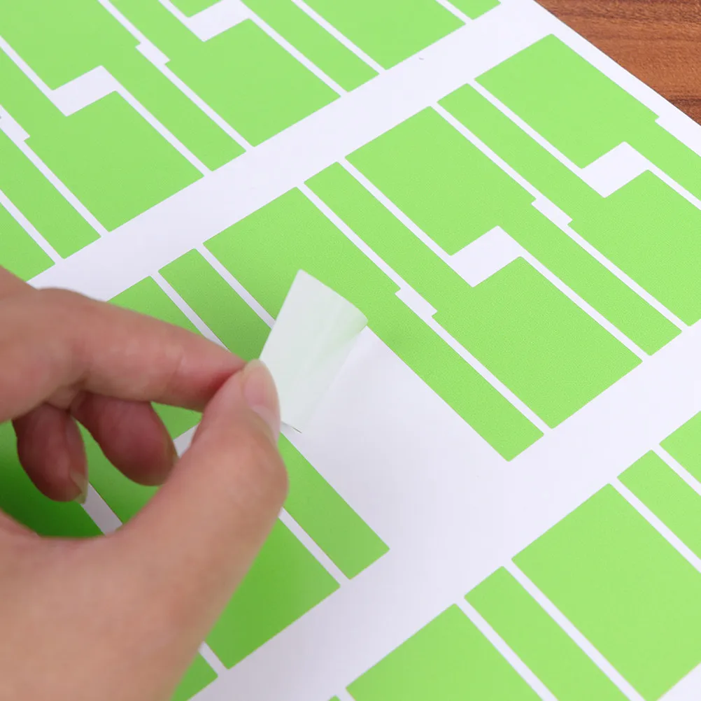 

10Pcs Network Cable Label Stickers Waterproof Tear Resistant Oil Proof Uv Resistant Self Adhesive Identification Tags for Home