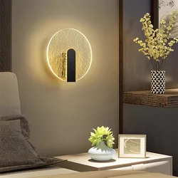 New Light Luxury Acrylic Wall Lamp AC90-260V Staircase Hallway Background Wall Living room Bedroom Bedside Minimalist Wall Lamp