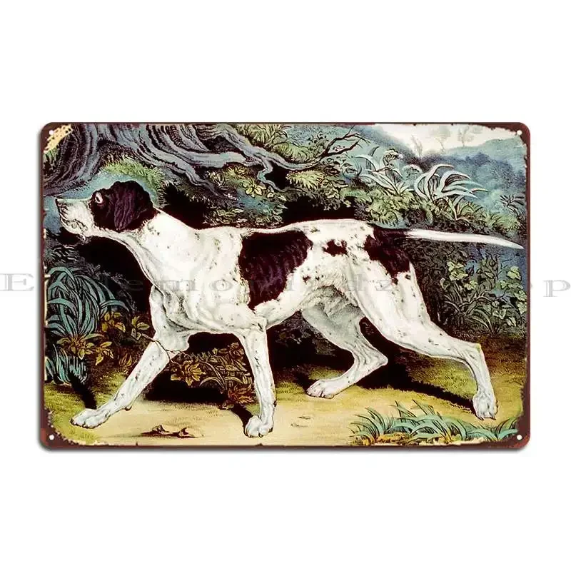 The Pointer 1848 Metal Sign Wall Mural Club Character Cinema Funny Tin Sign Poster