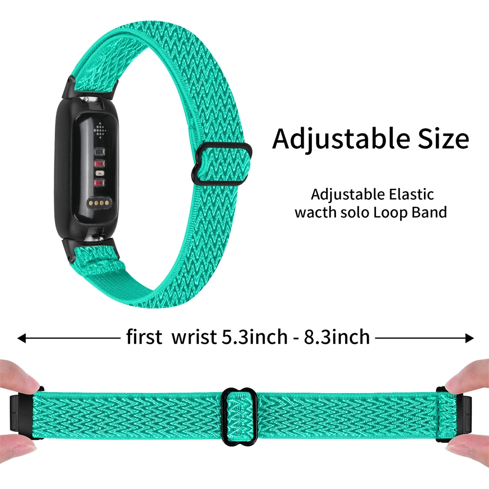 New Braided Nylon Band Loop For Fitbit inspire 3 2 Sports Elastic Watch Bracelet Strap For Fitbit inspire HR