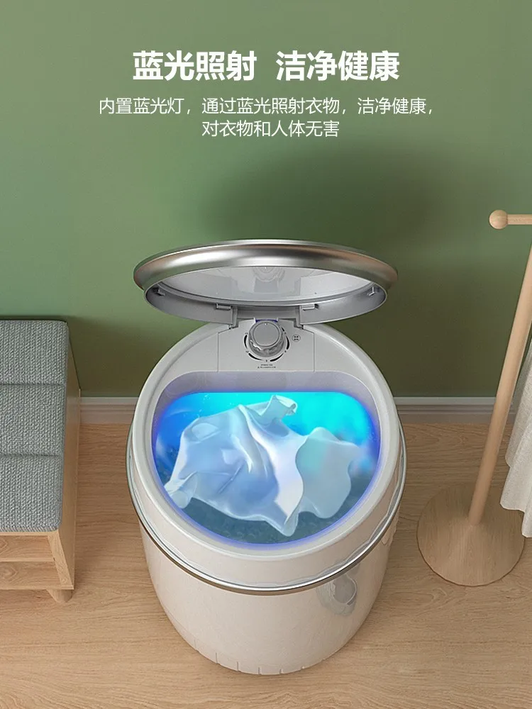 Changhong mini máquina de lavar roupa interior pequeno do bebê semi-automática grande capacidade único barril máquina de lavar roupa 220v