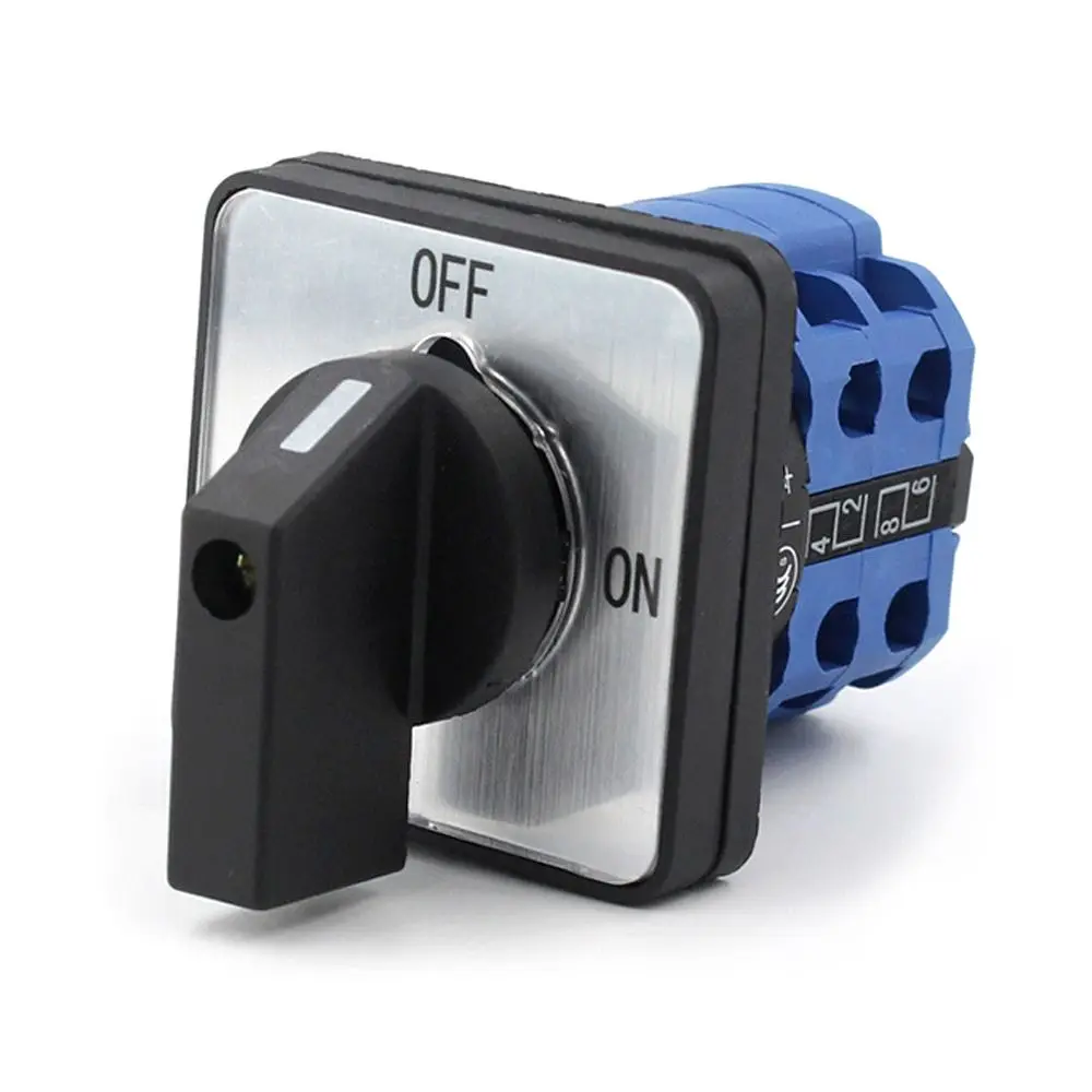 

Прочный двигатель, 4 клеммы, поворотный кулачковый переключатель ВКЛ/ВЫКЛ LW26-20/2, 2 положения