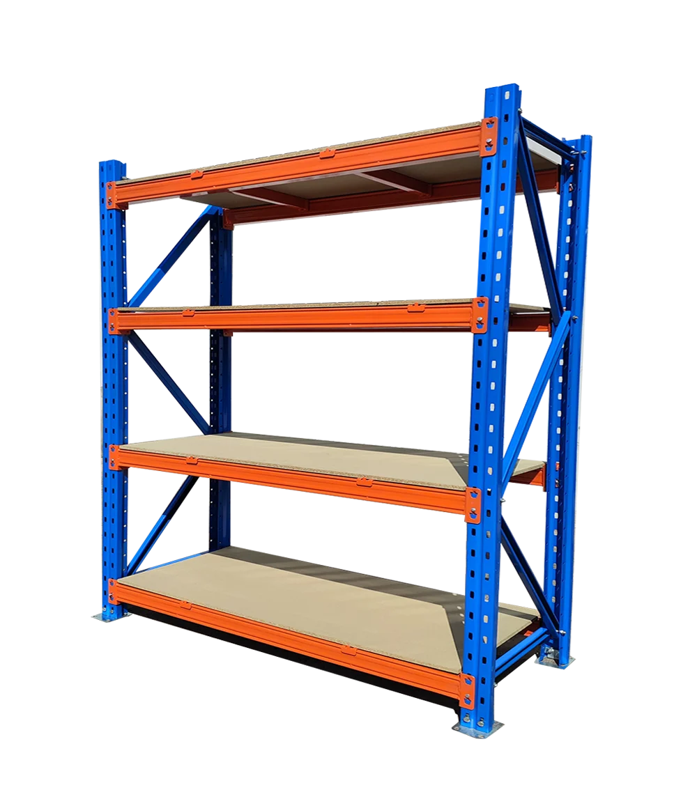 5-Layer Metallic Shelving Durable Stacking Racks Storage Racking Carton Packaging