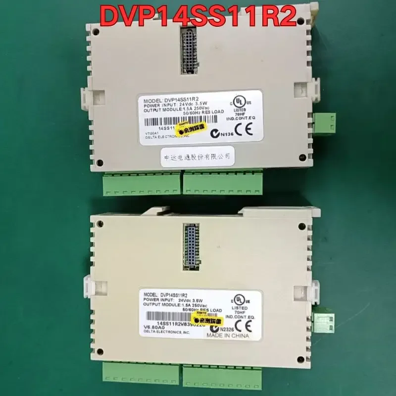 Second-hand PLC module DVP14SS11R2 function test is normal