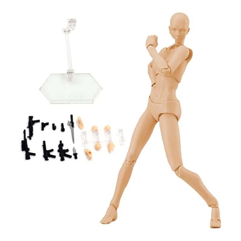 T84C-Action Figures, Modelli di Disegno Figura Artista Disegna Modello di Pittura con Supporto per Supporto e Accessori per Artisti, Maschio