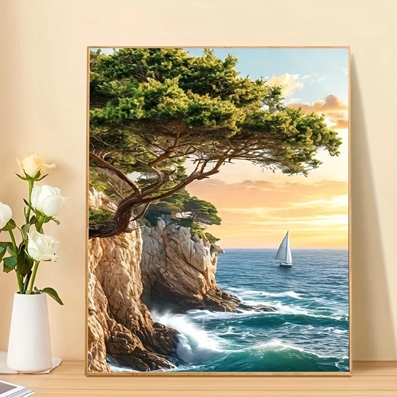 Professional Art Use, a Digital Painting Kit for Adult Beginners, an Artistic Gift, Easy to Learn by Numbers - Includes Acryl