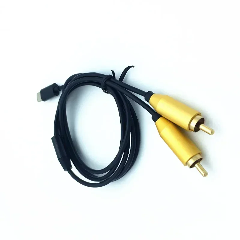 Кабель-переходник с USB C на 2 штекера с двумя RCA разъемами