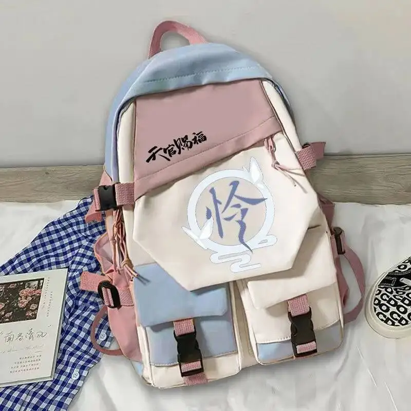 

Anime Game Heaven Officials Blessing Student Teens School Bags Large Capacity Mochilas Backpacks For Gift