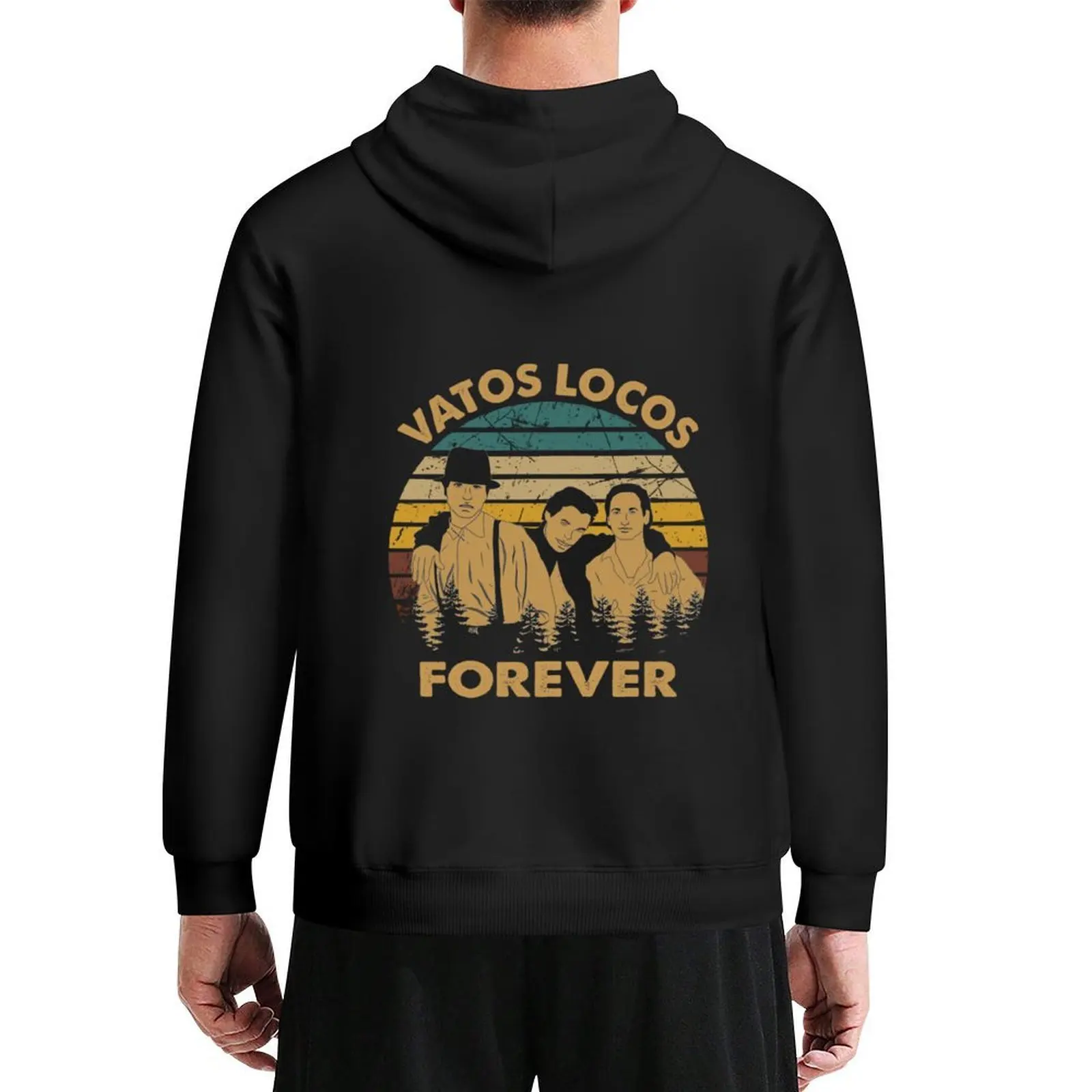 

Vatos Locos Forever Vintage Blood In Films Blood Out Hoodie men's autumn clothes blouse hooded shirt hoodie for men