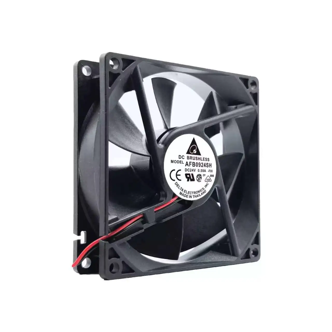 

Original For Delta AFB0924SH 9225 DC 24V 0.50A 92x92x25mm Dual Ball High Speed Server Cabinet Exhaust Cooling Fan Cooler