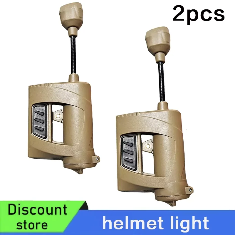 LED Tactical Helmet Lights, Infrared Helmet Lights. Night Lighting System with 4 Modes Green/Red/White for Outdoor Hunting