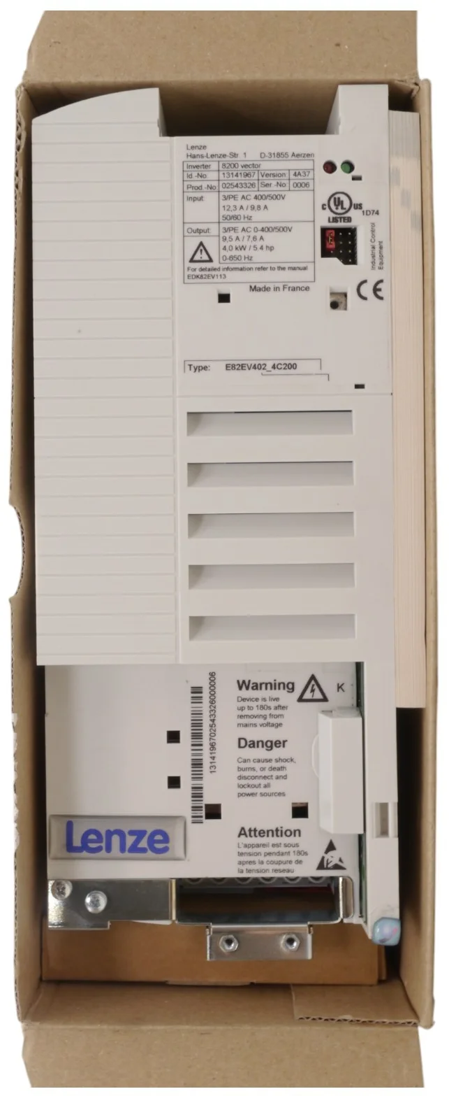Inverter 8200 vector E82EV402_4C200 Brand New ID 13141967 Original Genuine，E82EV4024C200，E82EV402 4C200，Fast shipping