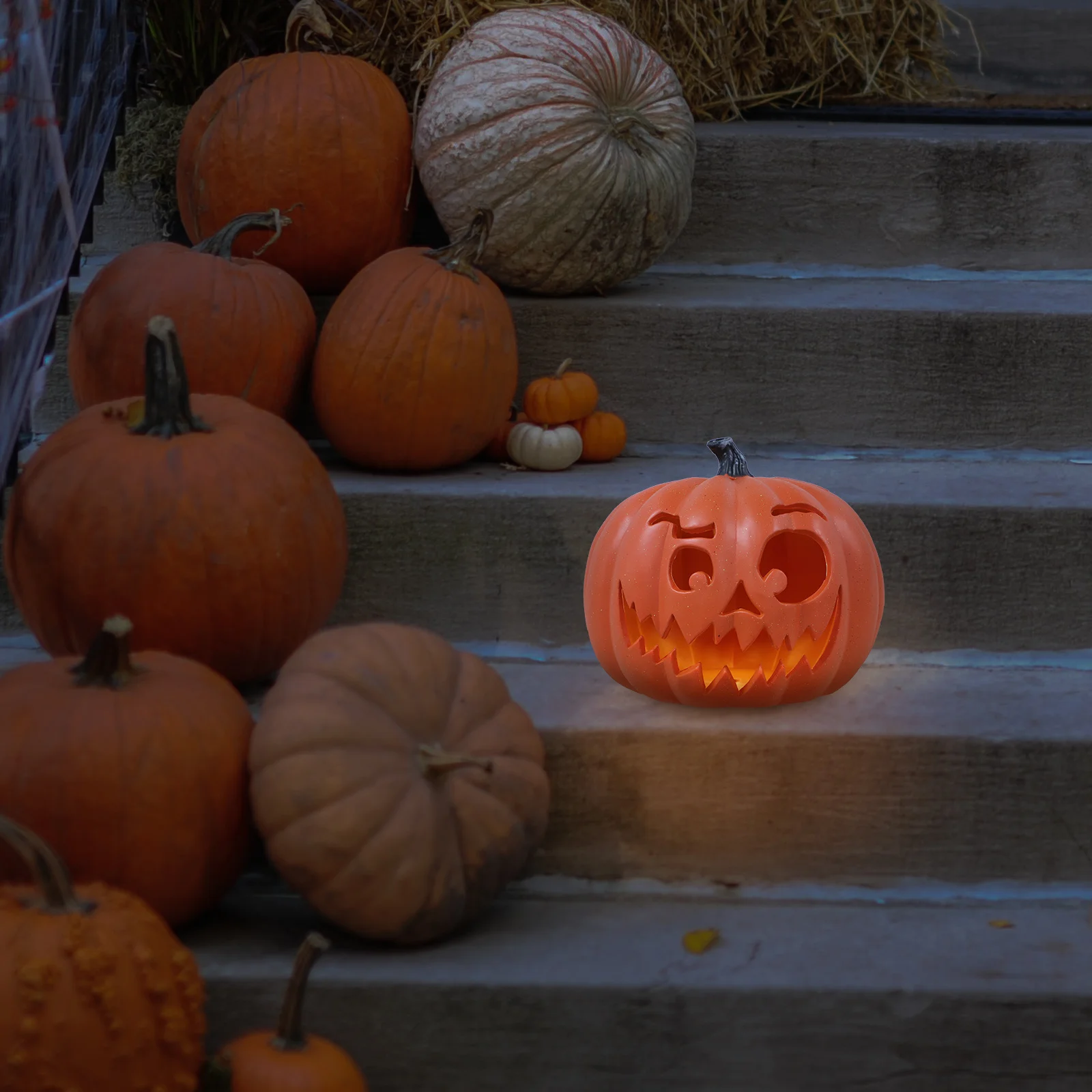 ضوء ديكور الهالوين، إضاءة ممتازة، أجواء دافئة، حفلة صور دعامة منزلية، ضوء اليقطين للهالوين، ديكور الحفلات