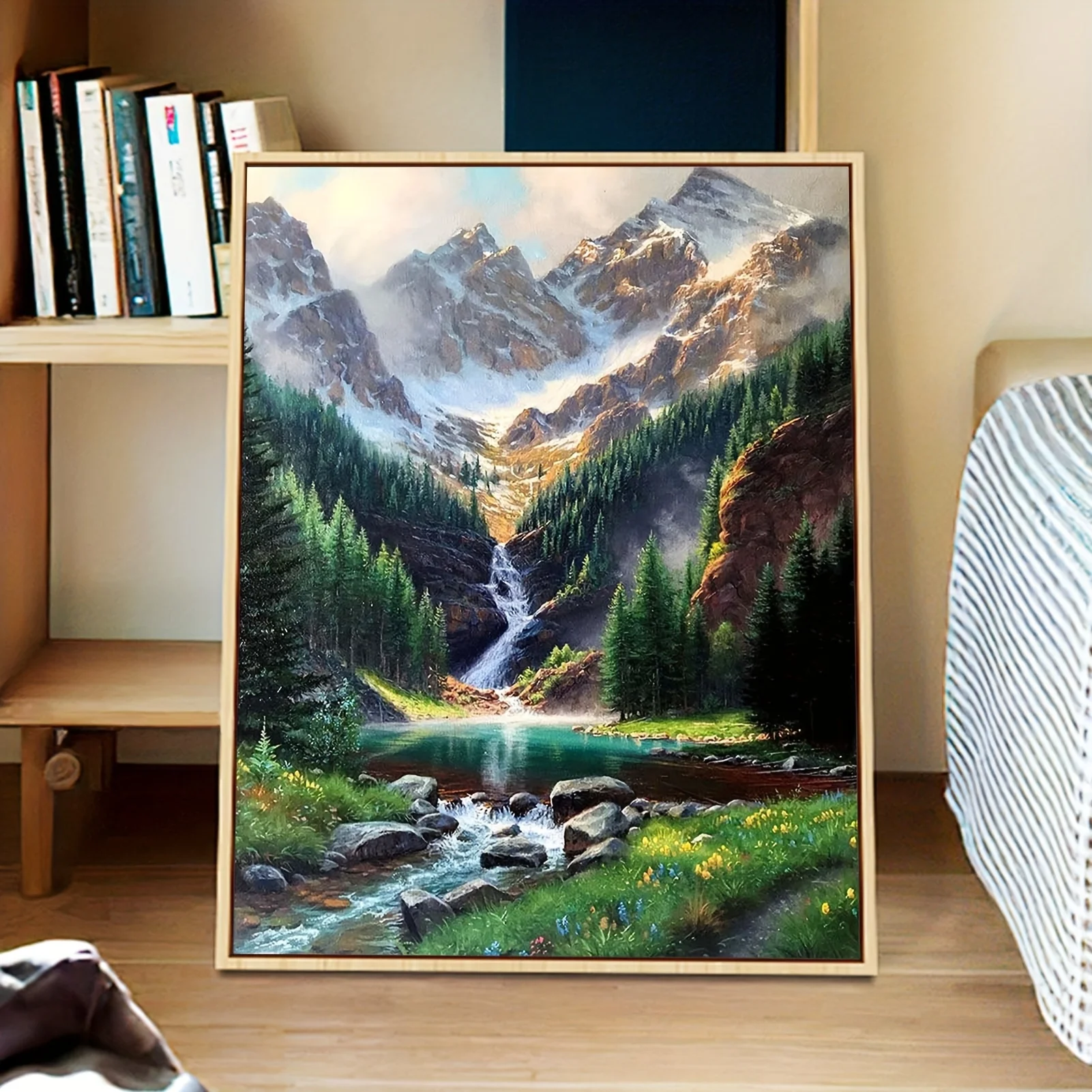 

500/1000/1200/2000 PCS Jigsaw Puzzles Nature Landscape Family Activity Games for Gameroom Bedroom Gifts Home Decor Frameless