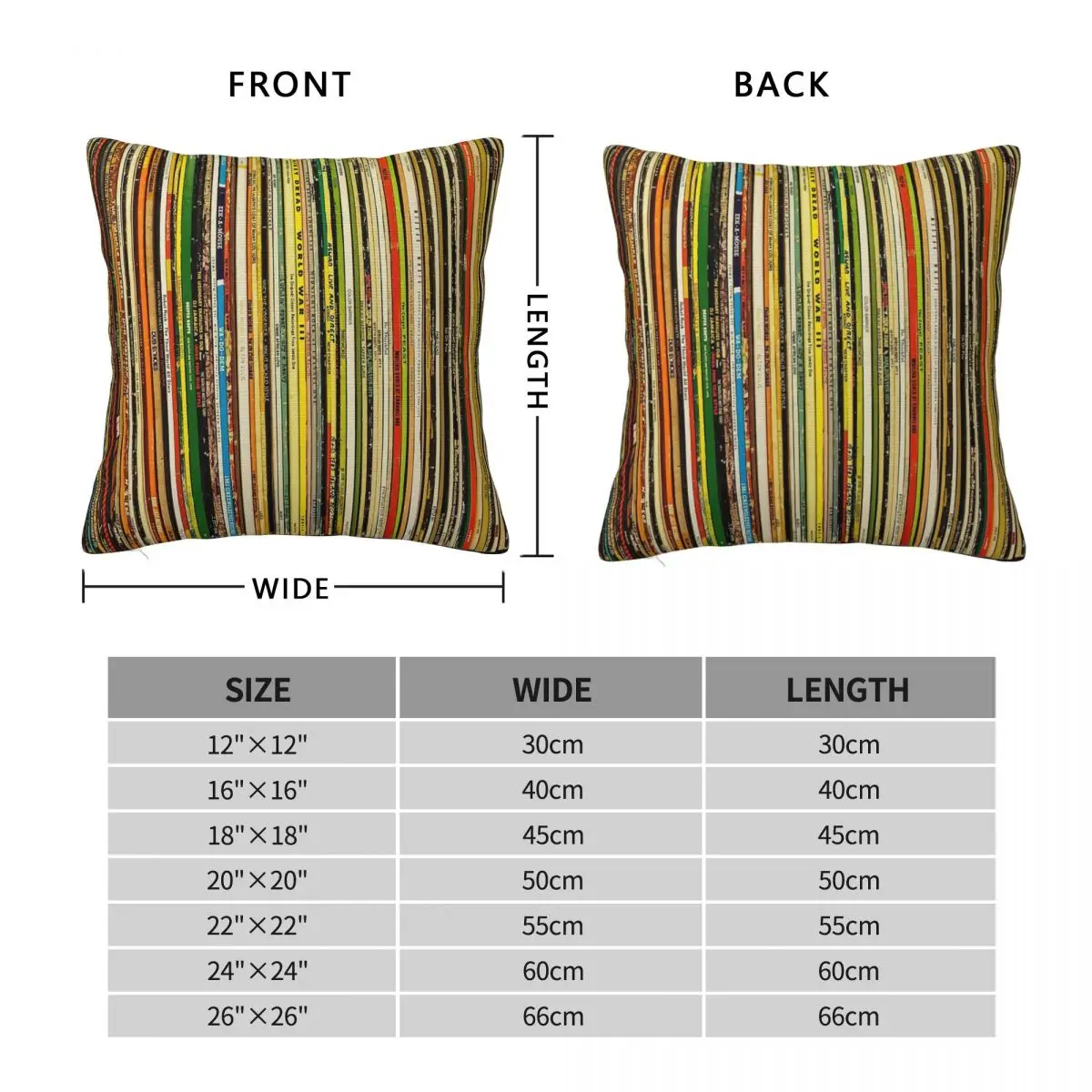 Reggae Record Vinyl Sleeves Square Pillowcase Polyester Linen Velvet Pattern Zip Decor Throw Pillow Case Home Cushion Cover