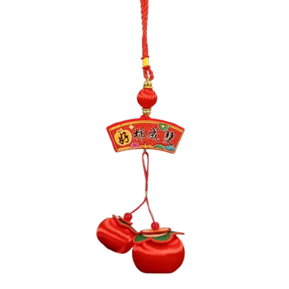 

Plastic Chinese Lucky Persimmon Pendants Traditional Hanging New Year Small Lantern Handmade Spring Festival Supplies