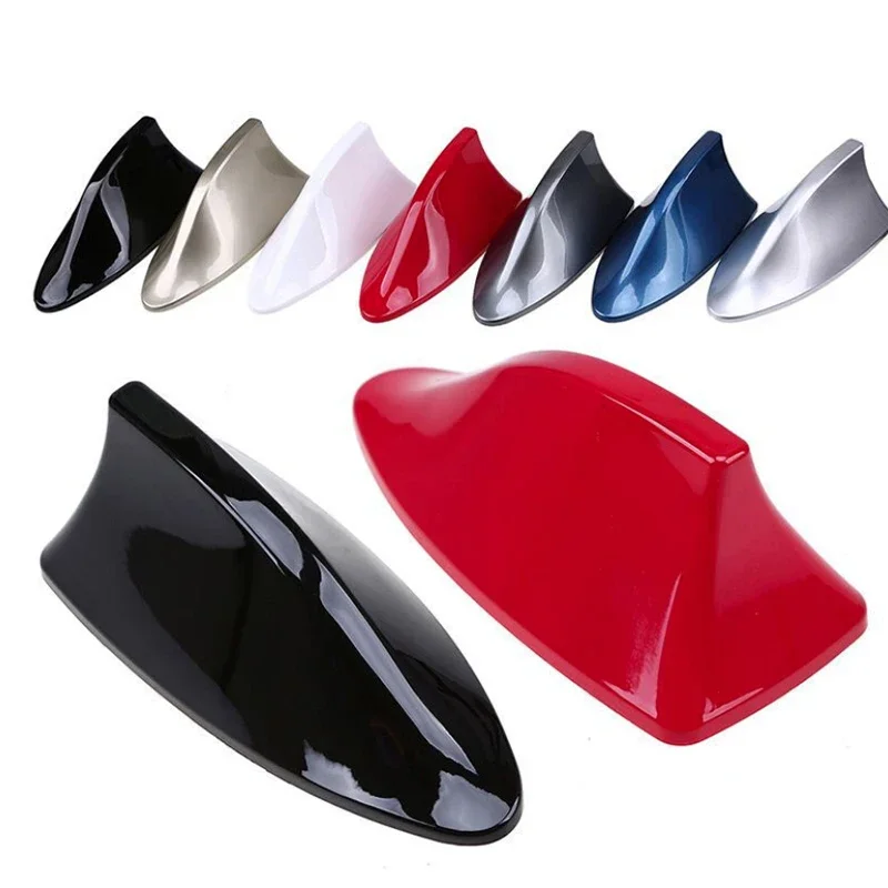 Car Radio Shark Fin Car Shark Antenna Radio FM Signal Design for All Automobiles Aerials Auto Exterior Styling Replacement Parts