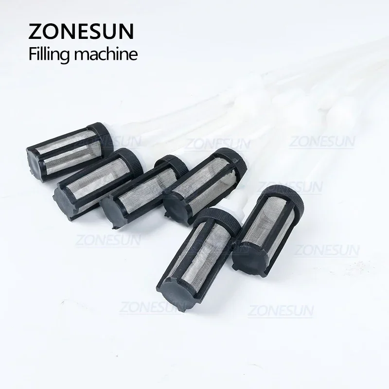 ZONESUN 6 Heads Semi-automatic Small Bottle Perfume Water Juice Oil Cosmetics Liquid Filling Machine For Beverage