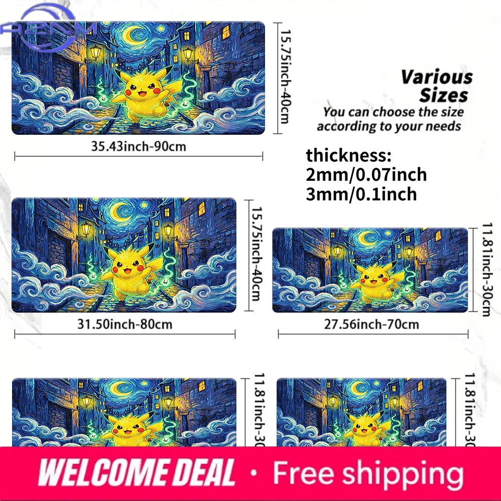 

Snorlax Industrial Desert Gaming Mouse Pad Non-Slip Washable Desk Mat