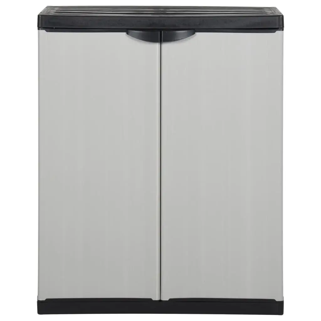 Garden Storage Cabinet 1 Shelf Outdoor Shed Backyard Patio 26.8