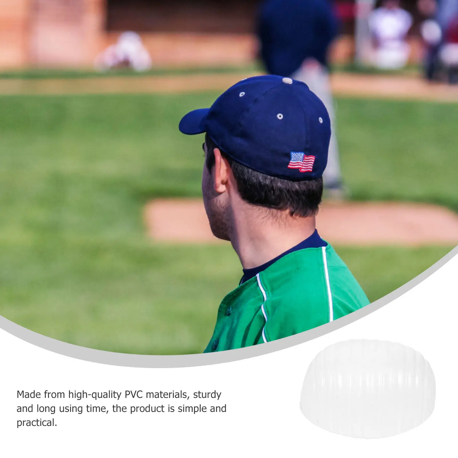 

20Pcs Cap Holder Hat Support Stand for Baseball Peaked Sun Caps Universal Inner Support Protector Sturdy PVC Lightweight Compact