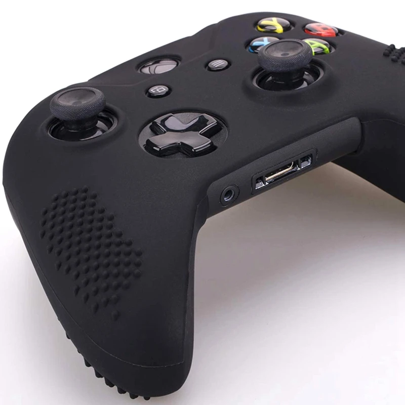 غطاء حماية من السيليكون الأفضل مرصع لجهاز Microsoft One X & One S Controller X 1 مع مقابض إبهام احترافية 8 قطع