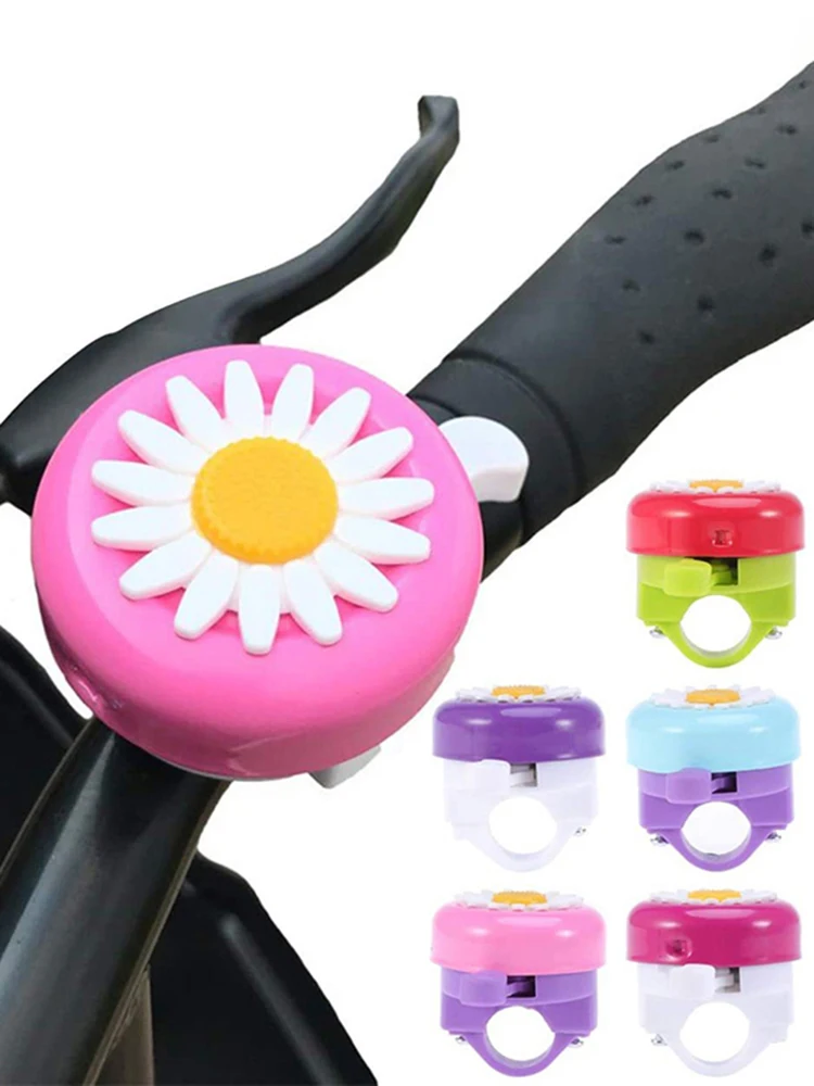 AliExpress NONE Kids Funny Bicycle Bell Horns Bike Daisy Flower Children Safety Cycling Ring Alarm For Handlebars Multi-color Bicycle Bell〔CC33〕