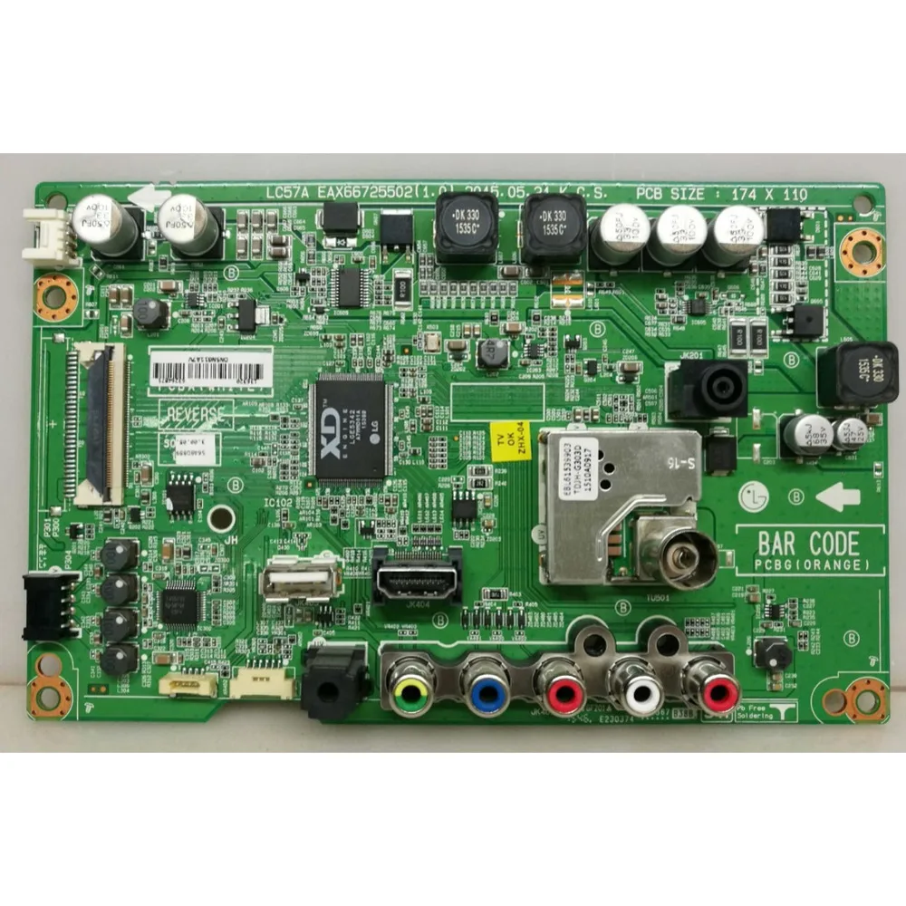 Untuk LG 43K300C/49LF5100/Motherboard Motherboard LC57A EAX66725502